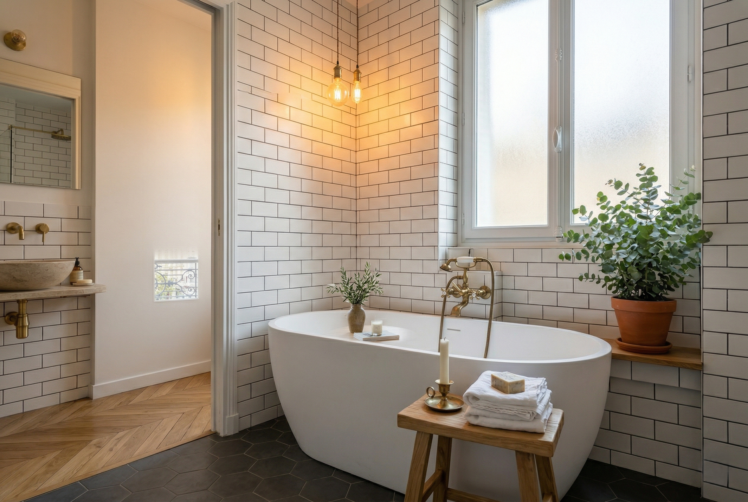 Salle de bain — Appartement T3 Biarritz